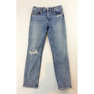 Dear John Women’s Size 28 Distressed Skinny Ankle Jeans Light Wash Stretch